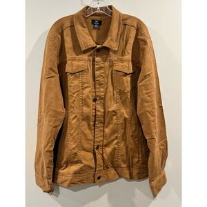 George Mens Long Sleeve Buttons Down Collared Jacket size XL‎